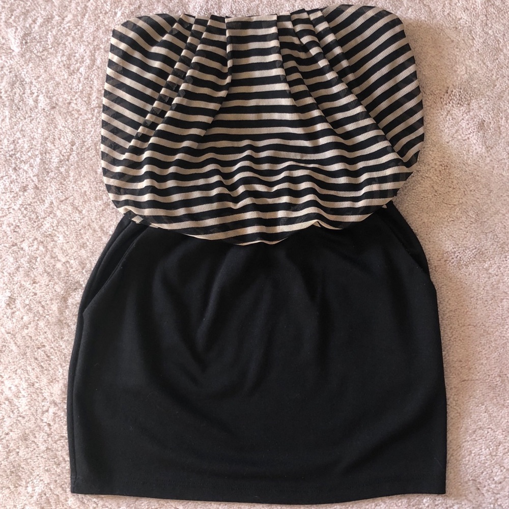 Strapless Mini Dress